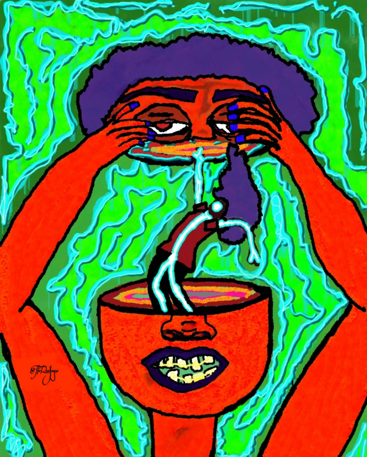 Who They Made Me, artwork by Sibaya Bongani Nimrod